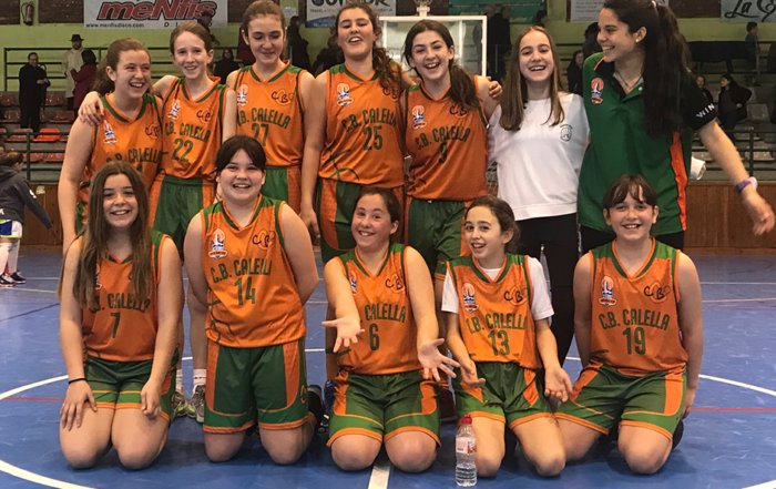 El mini femení del CB Calella