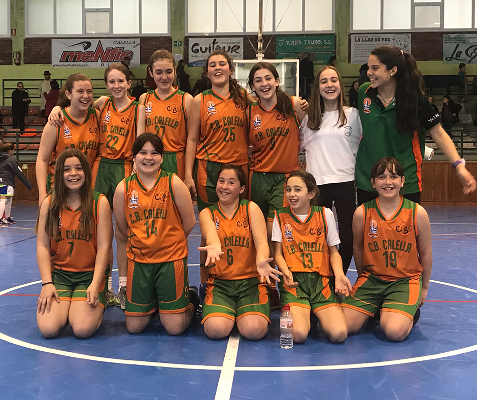 El mini femení del CB Calella