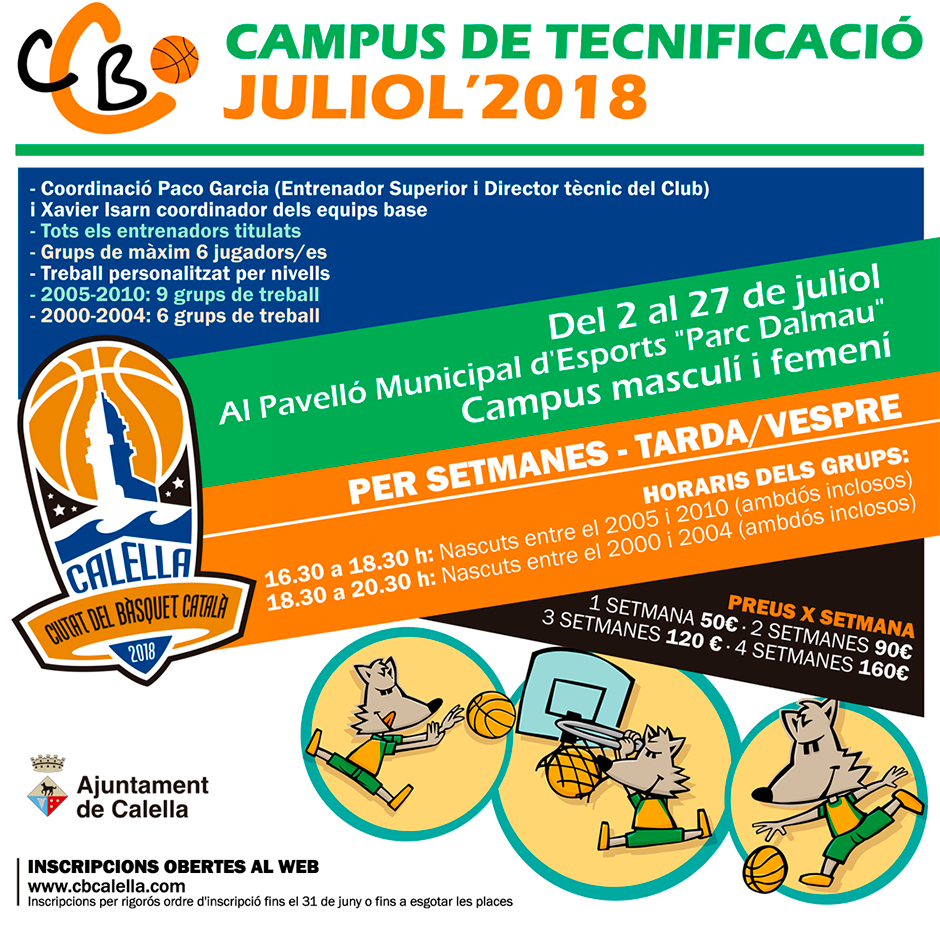 Cartell "Campus Tecnificació"