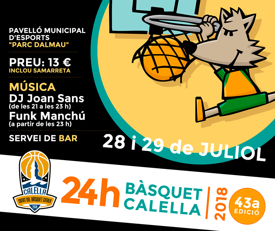 El cartell de la 43a edició de les 24 hores del CB Calella