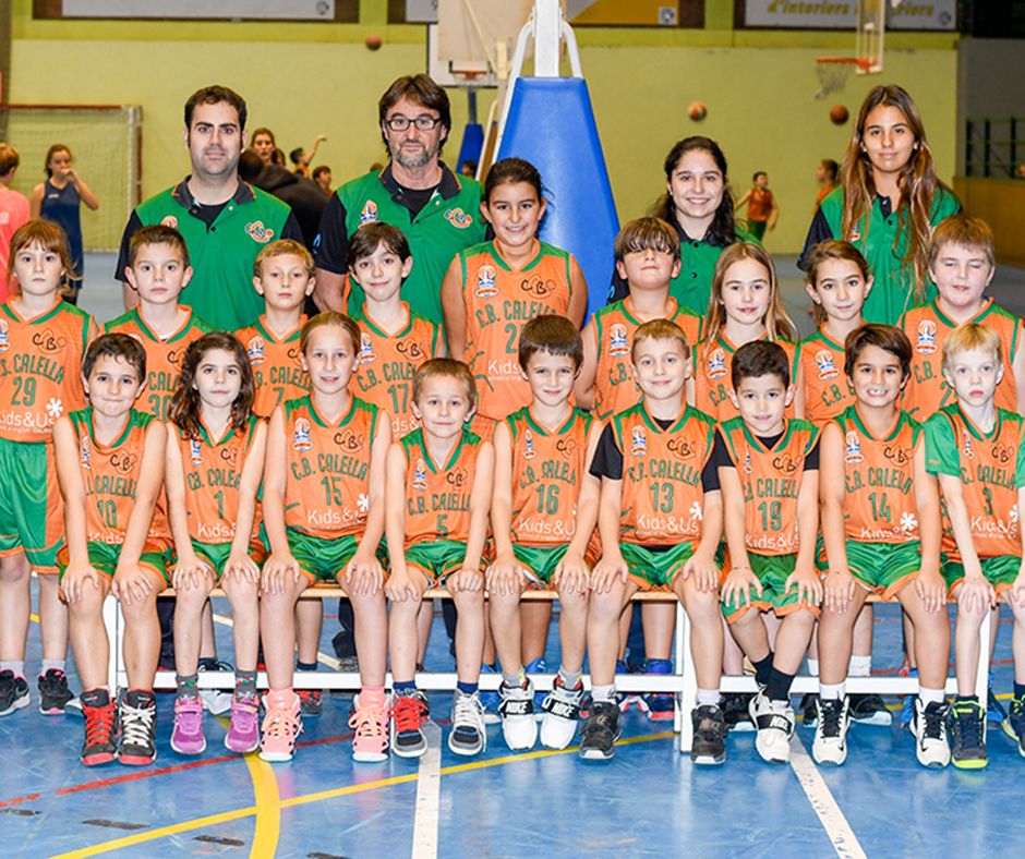 CB Calella - Kids&Us Premini "B" mixt. Temporada 2018-2019