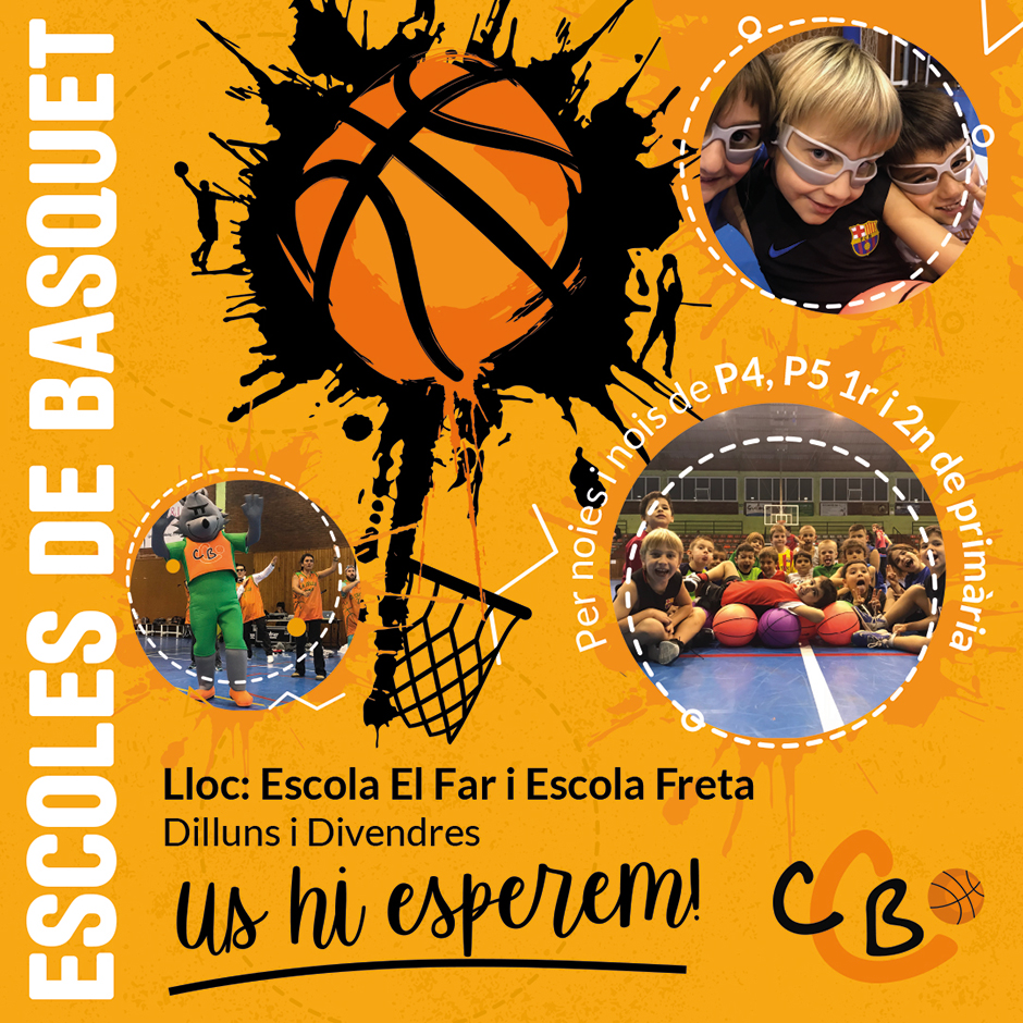 CB Calella - A la nostra escola de bàsquet aprenem jugant!