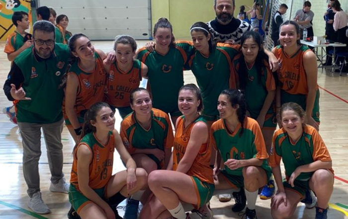 CB Calella - El júnior celebra la còmode victòria contra el Gramenet BC