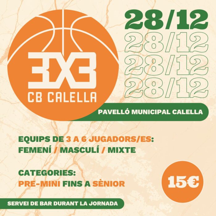 Torneig de Nadal CB Calella 3x3
